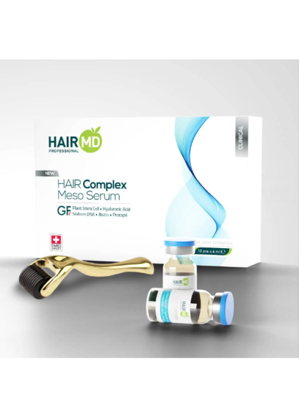 HairMD Clinical Saç Kompleksi Meso Serum + Dermaroller Set